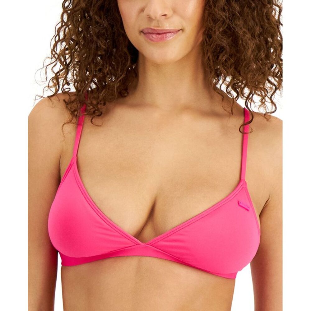 Roxy Juniors' Solid Beach Classics Fixed Triangle Bikini Top